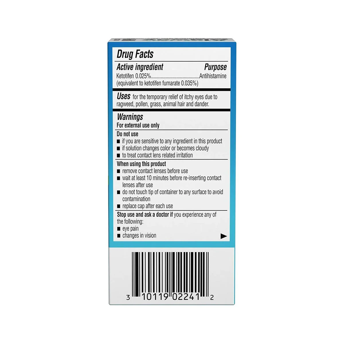 Alaway Antihistamine Allergy Eye Drops 10mL (60 Day Supply) - Image 3