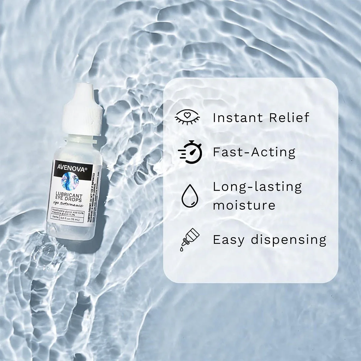 Avenova Complete Kit, Hypochlorous Spray with Nova Wipes and 2 Bottles of Lubricants - Image 7