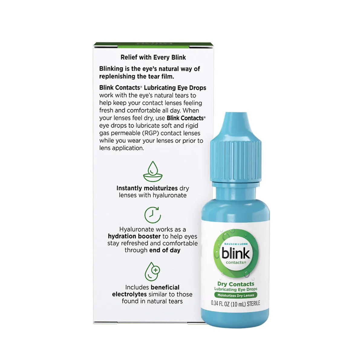 Blink Contacts Lubricating Eye Drops (10ml) - Image 3