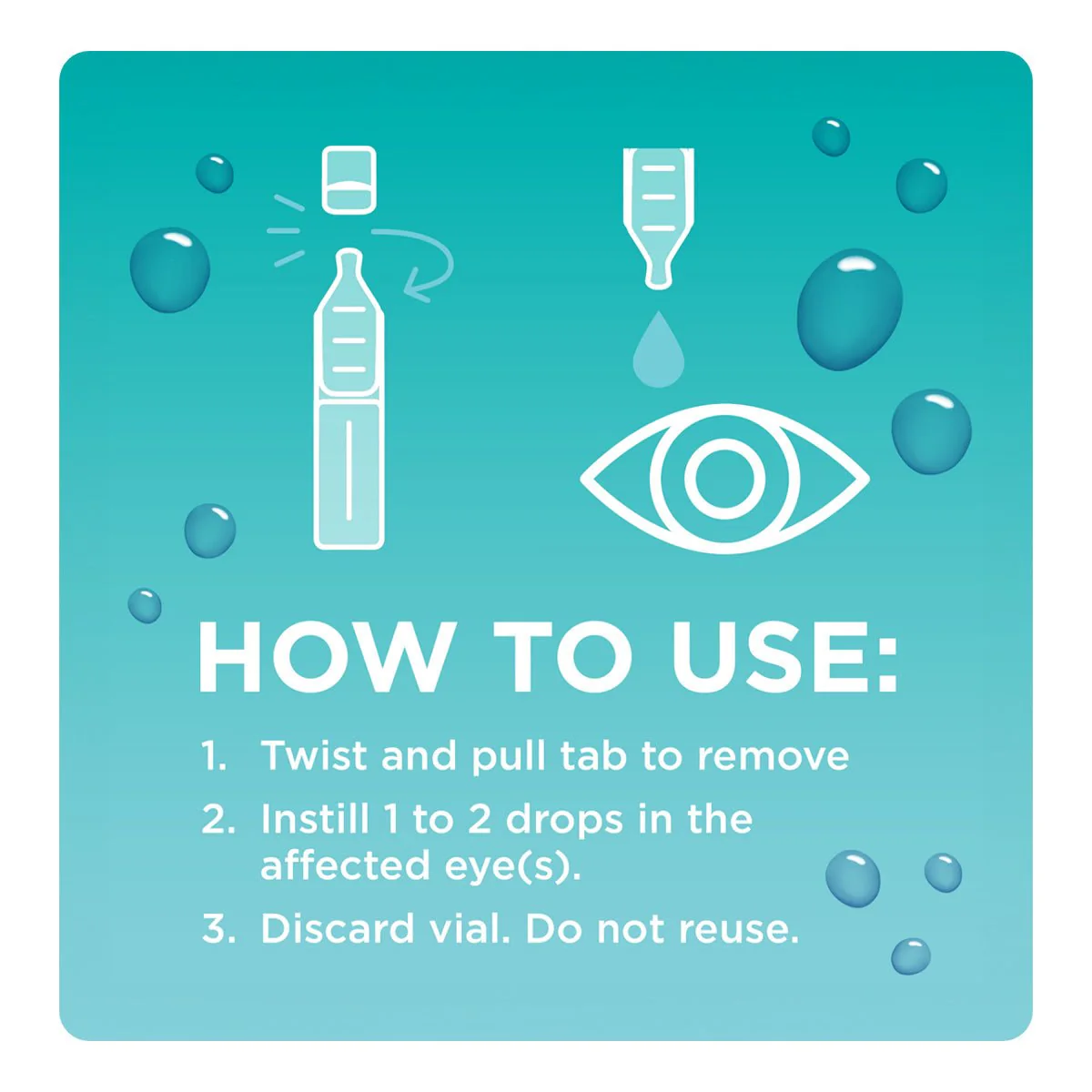 Blink Tears Preservative Free Lubricating Eye Drops 50ct Vials (2 x 25) 2-pack - Image 5