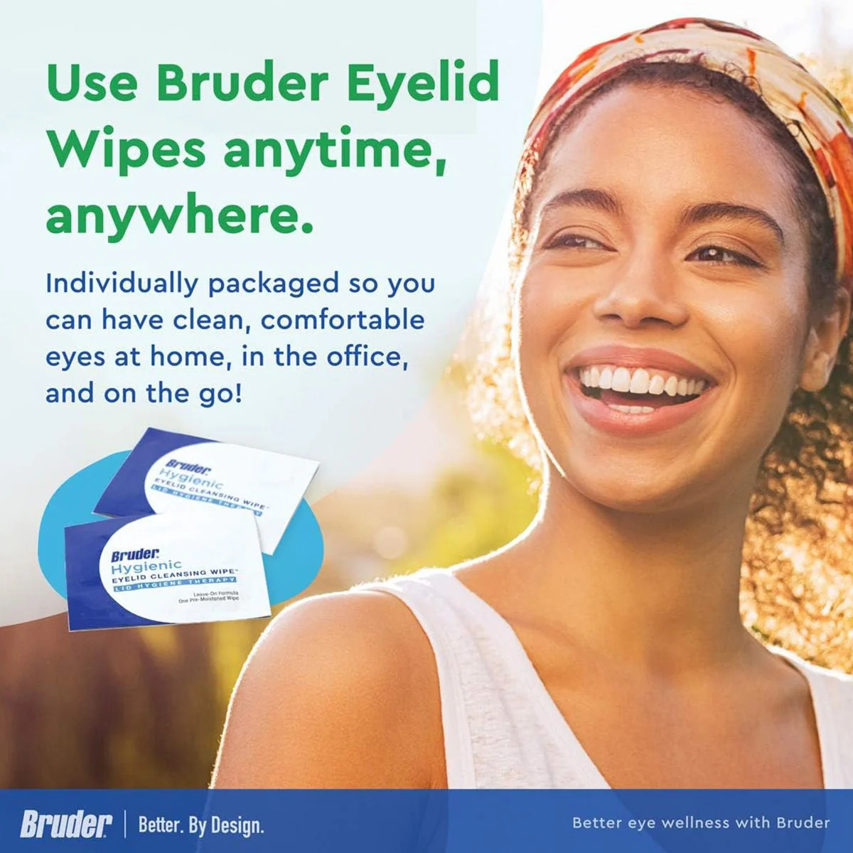 Bruder Hygienic Eyelid Cleansers Combo Pack (Spray & Wipes) - Image 4