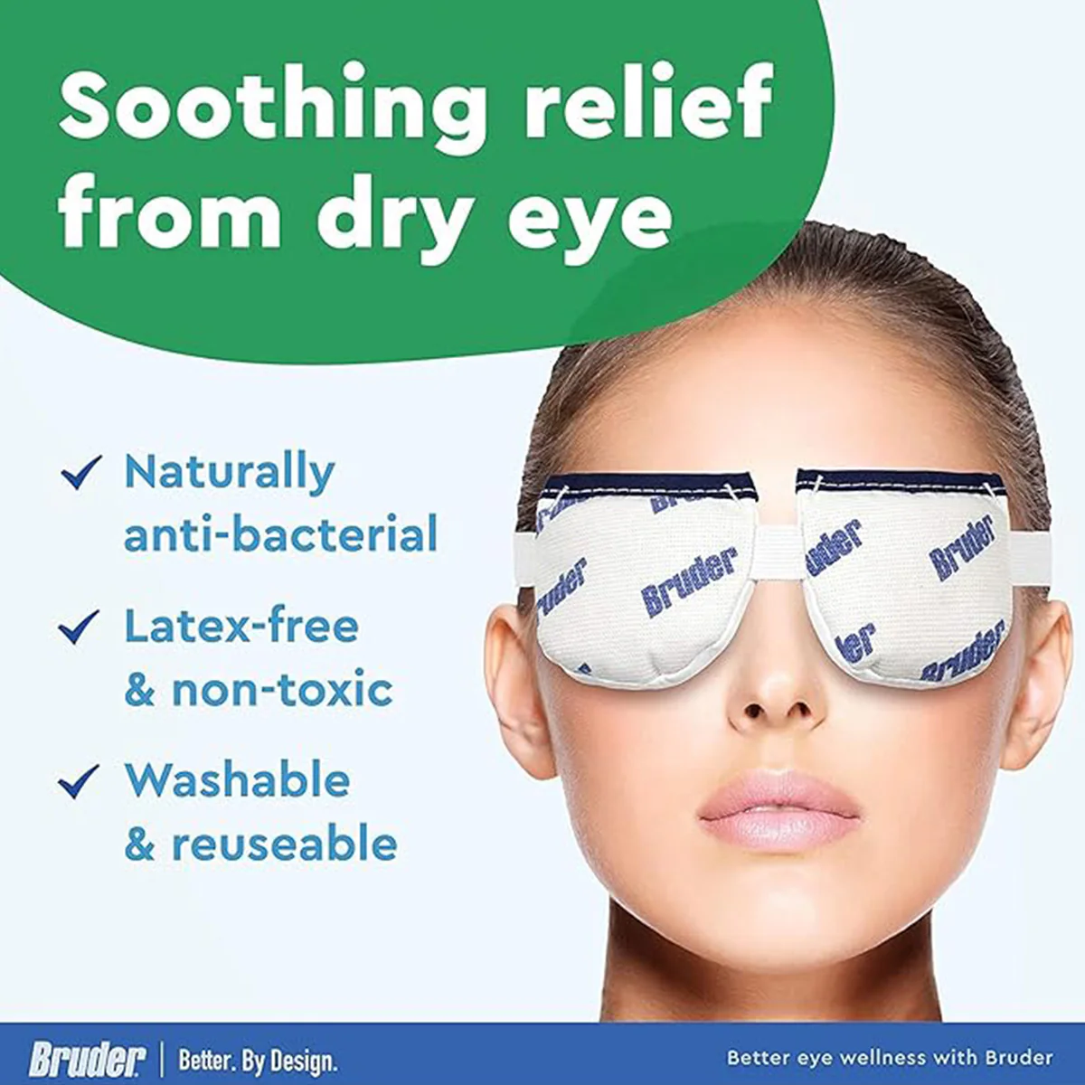 Bruder Mask Moist Heat Dry Eye Compress - Microwavable - Image 4
