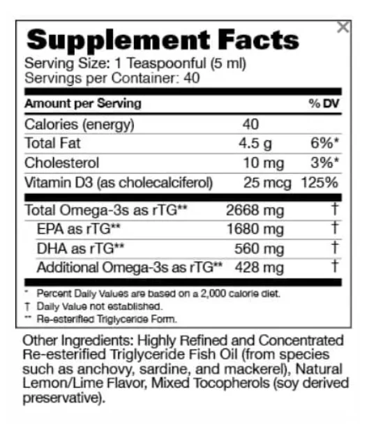 PRN Dry Eye Omega Benefits® Liquid (1.3 and 2 month Sizes) - Image 11