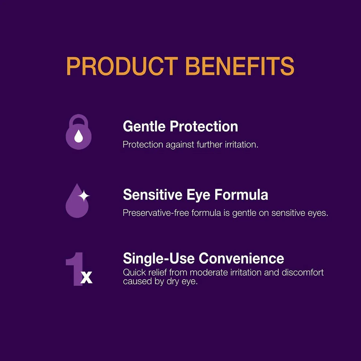 GenTeal Tears Lubricant Eye Drops, Moderate Liquid Drops, (36 Vials) - Image 3