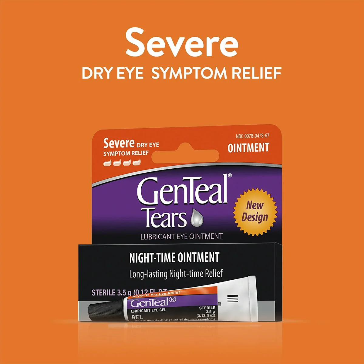 GenTeal Tears Night-Time Ointment Severe Dry Eye Symptom Relief (3.5g tube) - Image 4