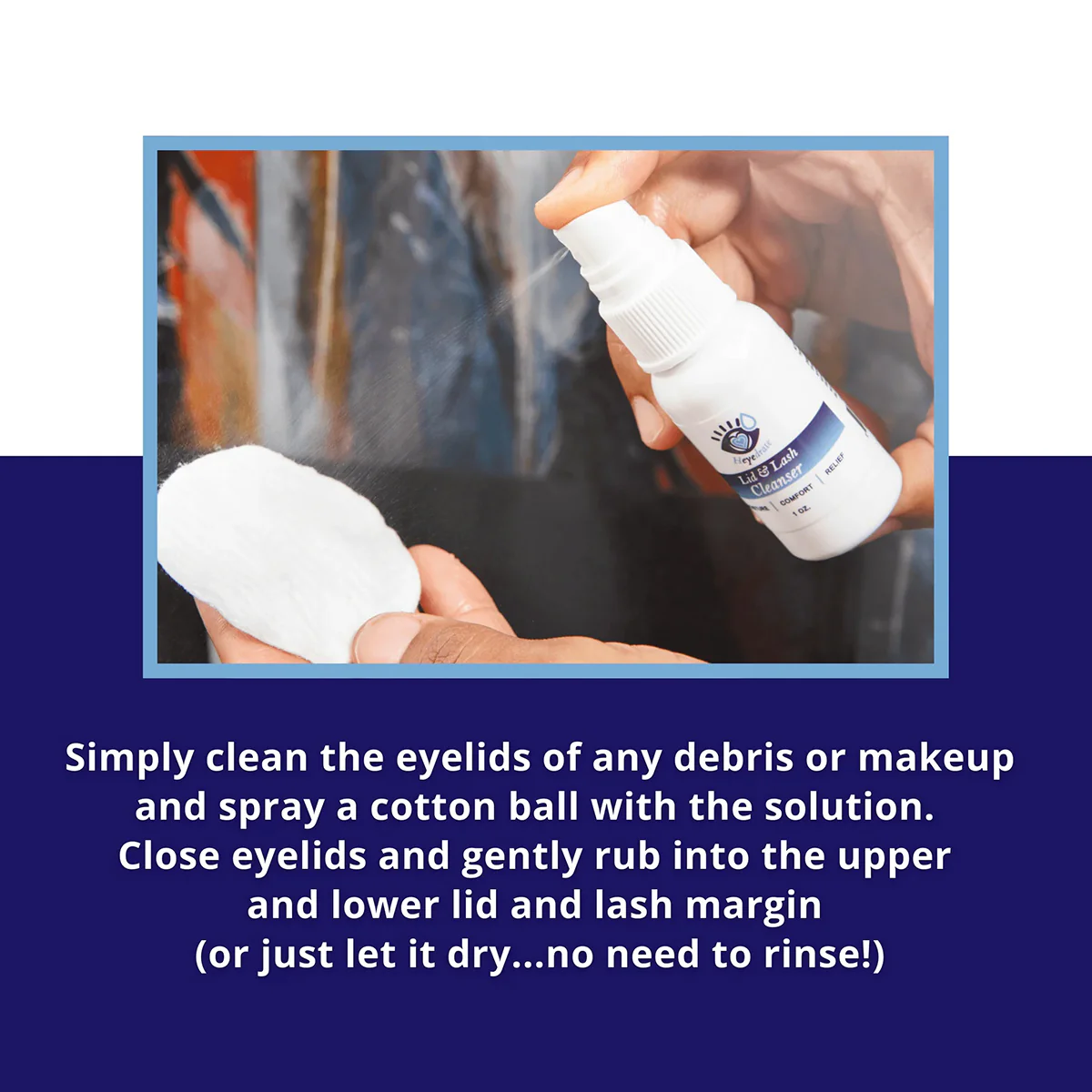Heyedrate Lid & Lash Cleanser (4 oz Bottle, 4 Month Supply) - Image 3