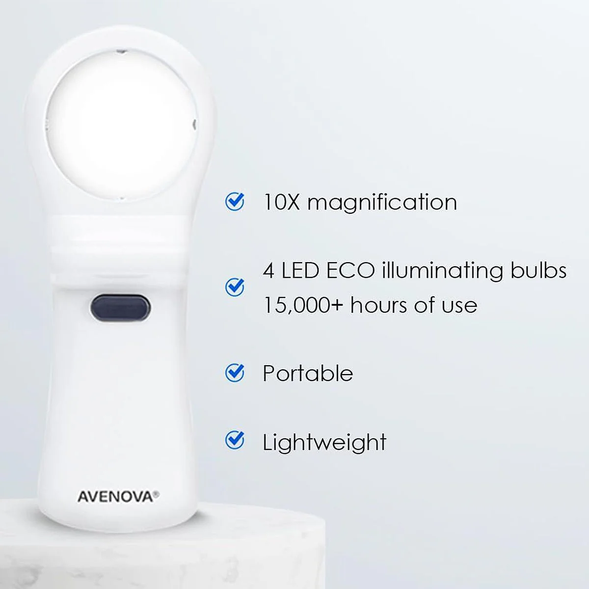 i-Chek Illuminated Self Eye Examination Mirror (Single) - Image 2
