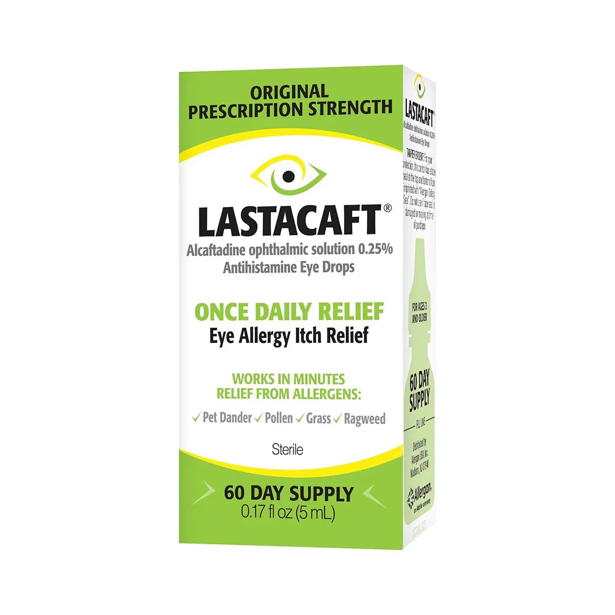 Lastacaft Once Daily Eye Allergy Itch Relief Drops (5mL 60 Day Bottle) - Image 5