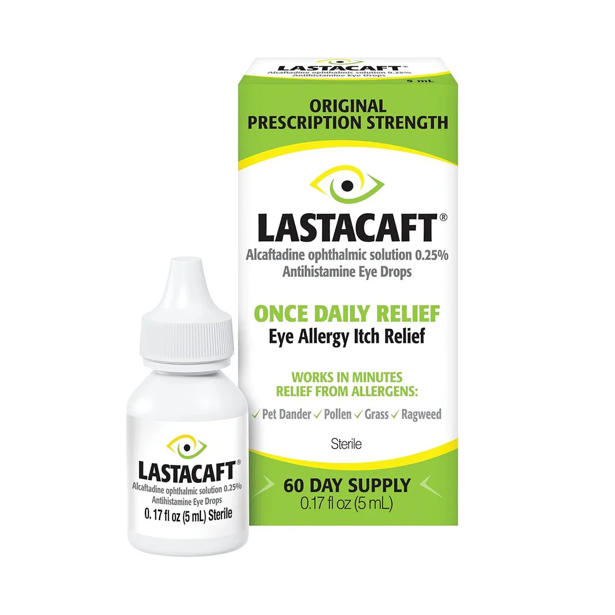 Lastacaft Once Daily Eye Allergy Itch Relief Drops (5mL 60 Day Bottle) - Image 7