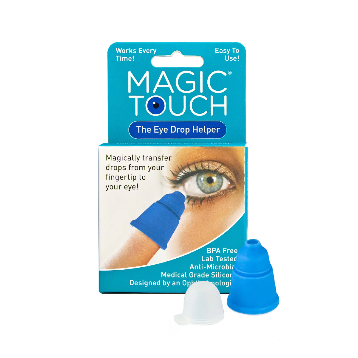 Magic Touch Eye Drop Applicator, Easy to Use, Reduce Waste - Image 2