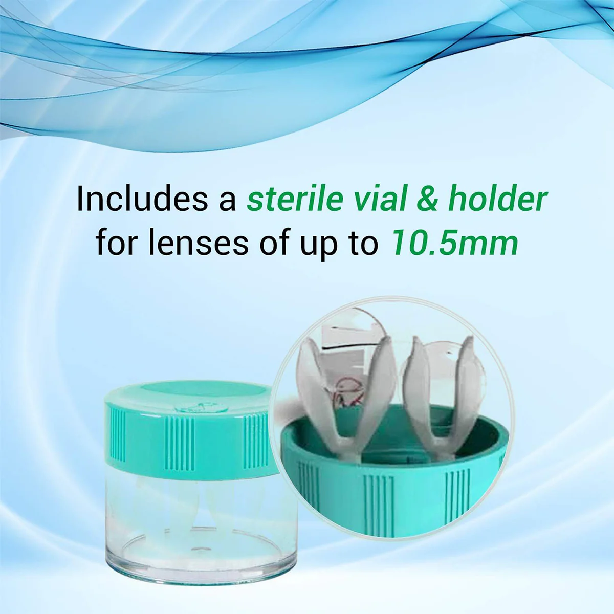 Menicon Progent Biweekly Contact Lens Cleaner - Removes Protein Deposits (7 Treatments) - Image 4