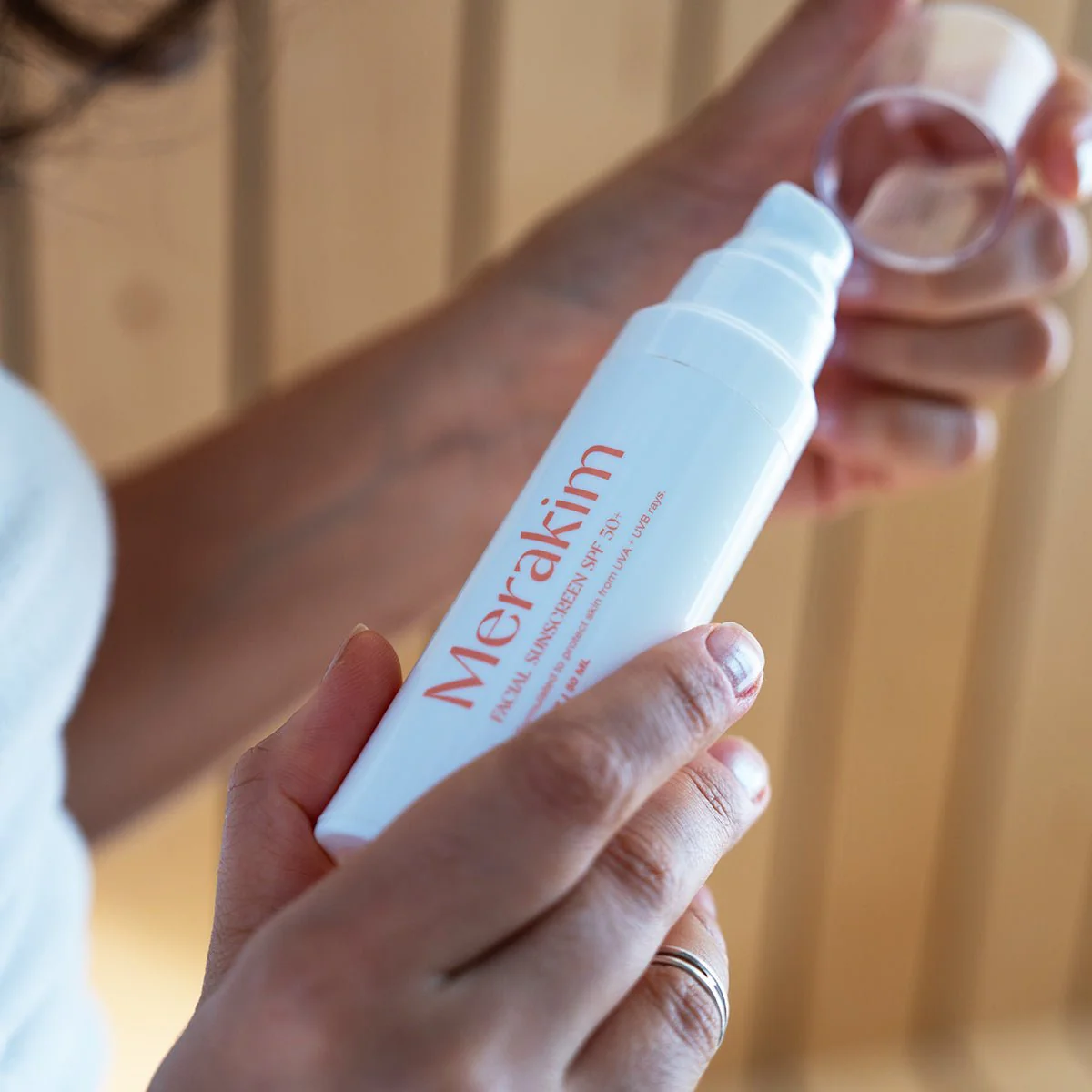 Merakim Facial Sunscreen SPF 50 (50mL) - Image 3