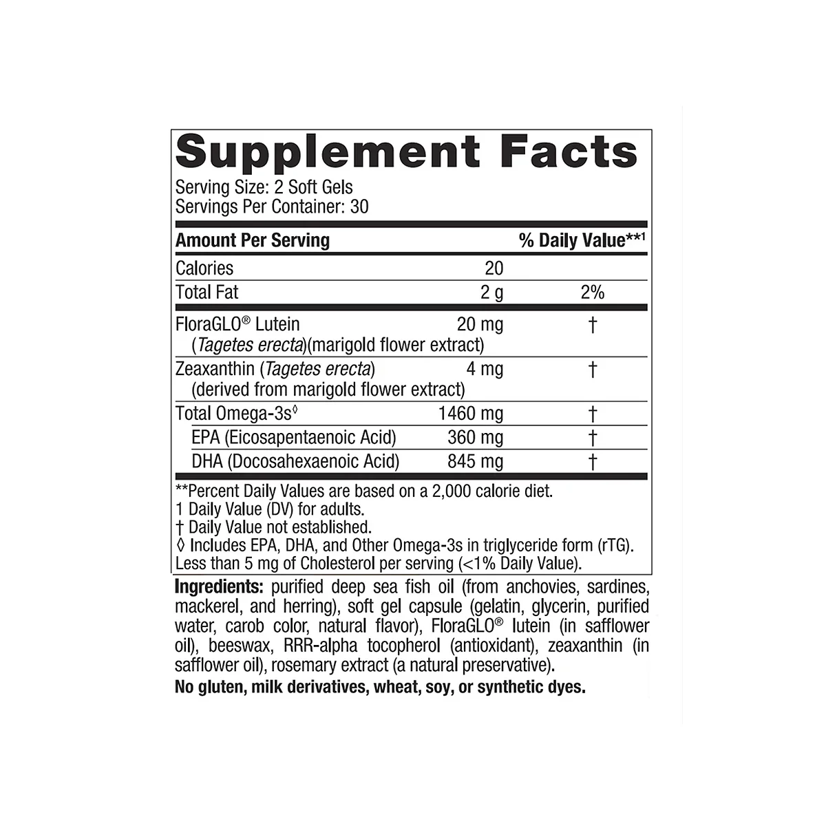 Nordic Naturals ProDHA Eye – Advanced Omega-3 with Lutein & Zeaxanthin for Vision & Eye Health – 60ct & 120ct Softgels - Image 4
