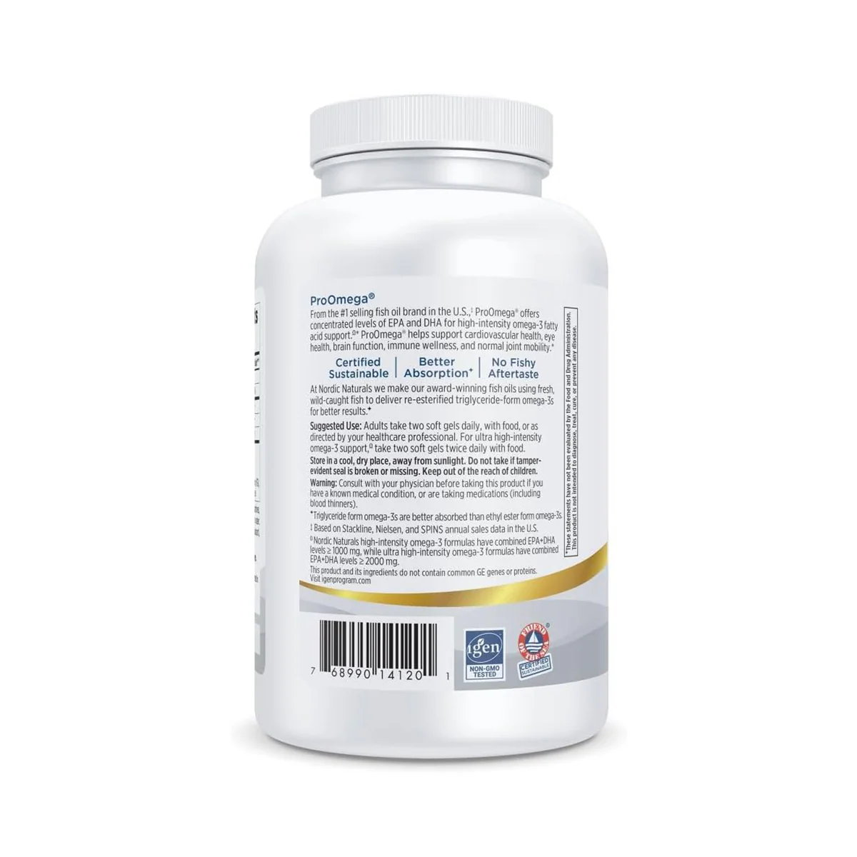 Nordic Naturals ProOmega, Lemon Flavor, Omega Supplement (3 Sizes) - Image 8