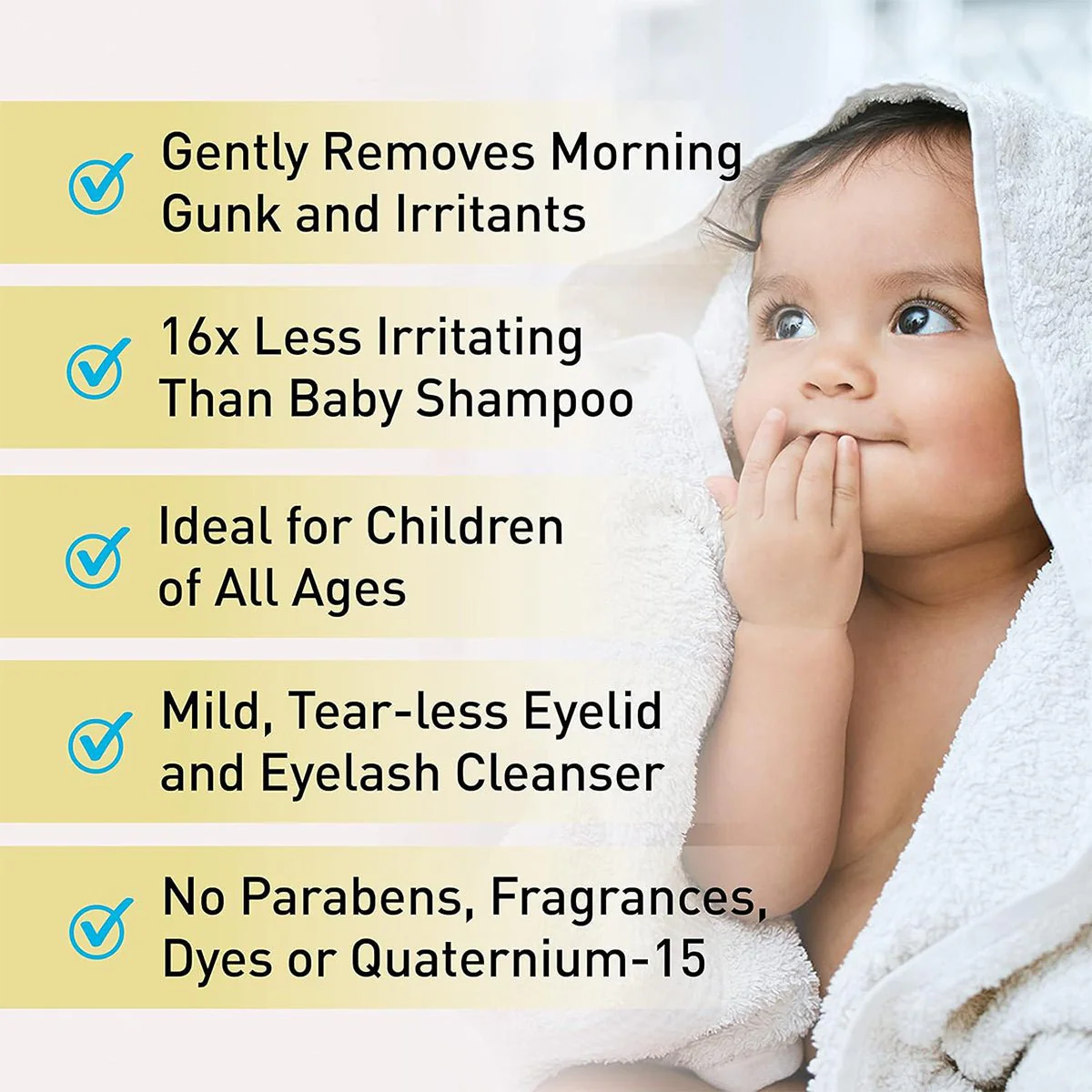 Ocusoft Baby Eyelid & Eyelash Cleanser (20 Wipes) - Image 5