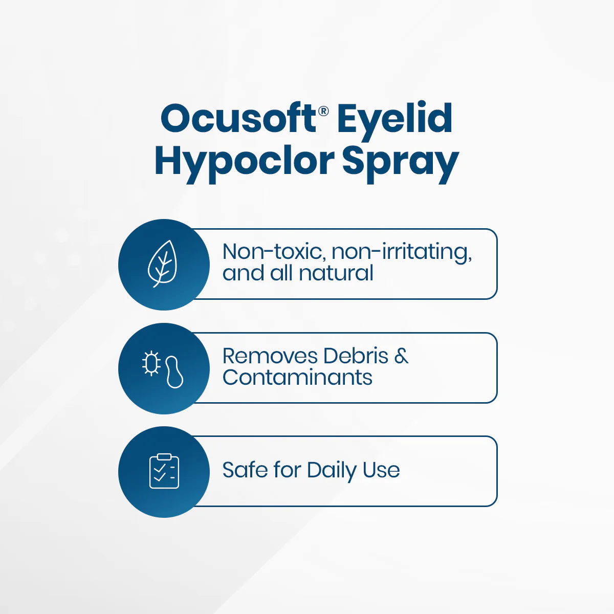 Ocusoft HypoChlor Spray Eyelid & Eyelash Cleaner (2 oz bottle) - Image 4