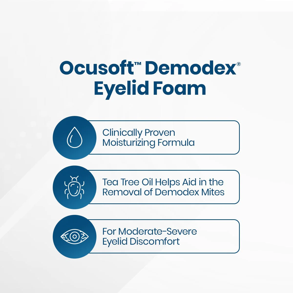 OCuSOFT Oust Demodex Cleanser Foam Compliance Kit (50ml Foam with 100 pads) - Image 3