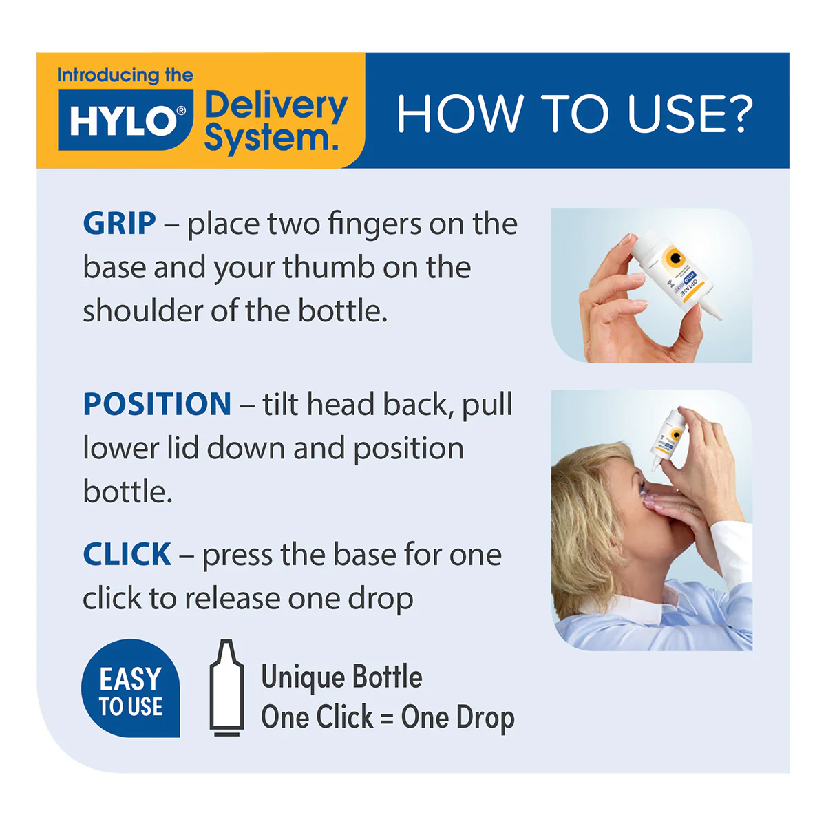 Optase Hylo Relief Preservative-Free Eye Drops (300 Drops) - Image 4