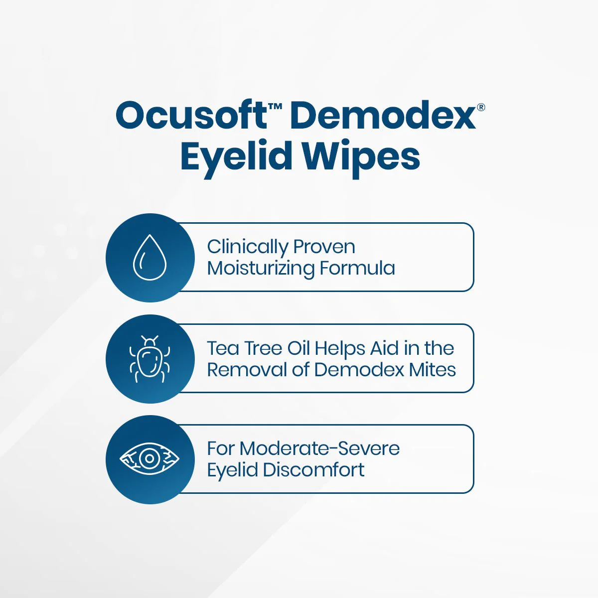 OCuSOFT Oust Demodex Cleanser Pre-Moistened Pads (30ct) - Image 3