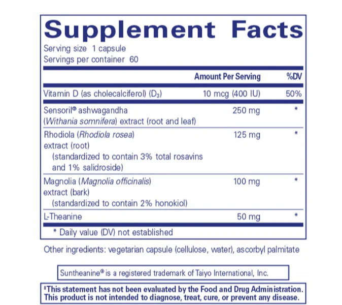 Pure Encapsulations Cortisol Calm - Image 3
