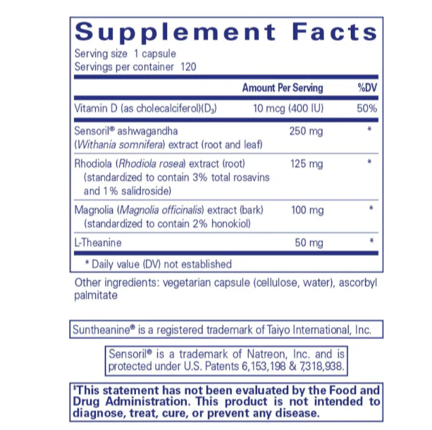 Pure Encapsulations Cortisol Calm - Image 4