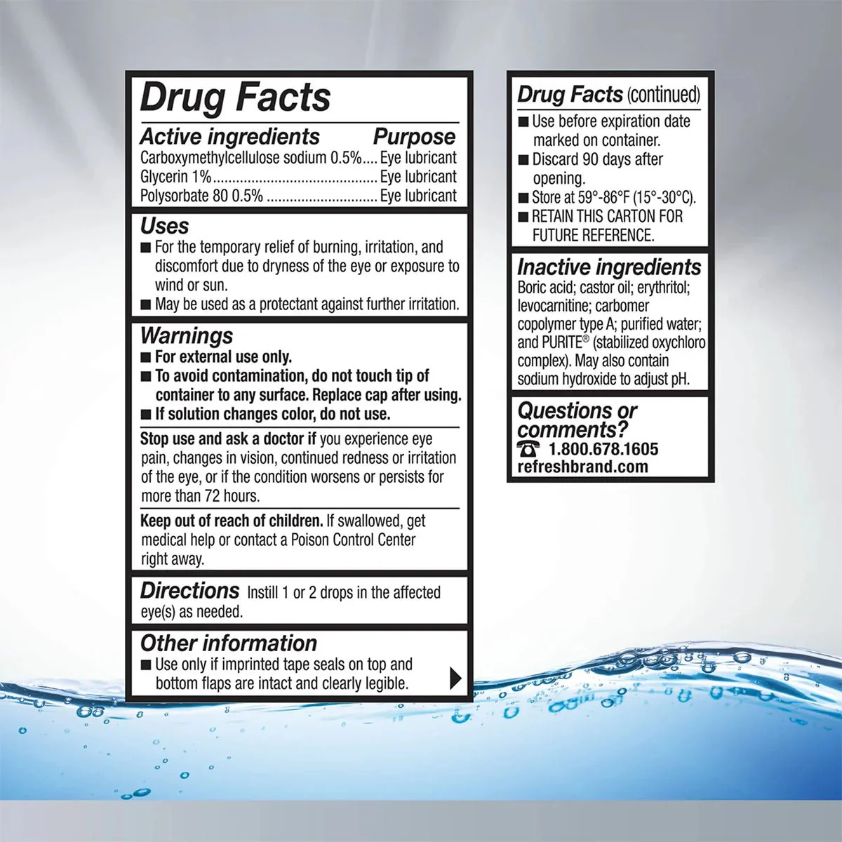 Refresh Optive Advanced Eye Drops (10 mL Bottle) - Image 11