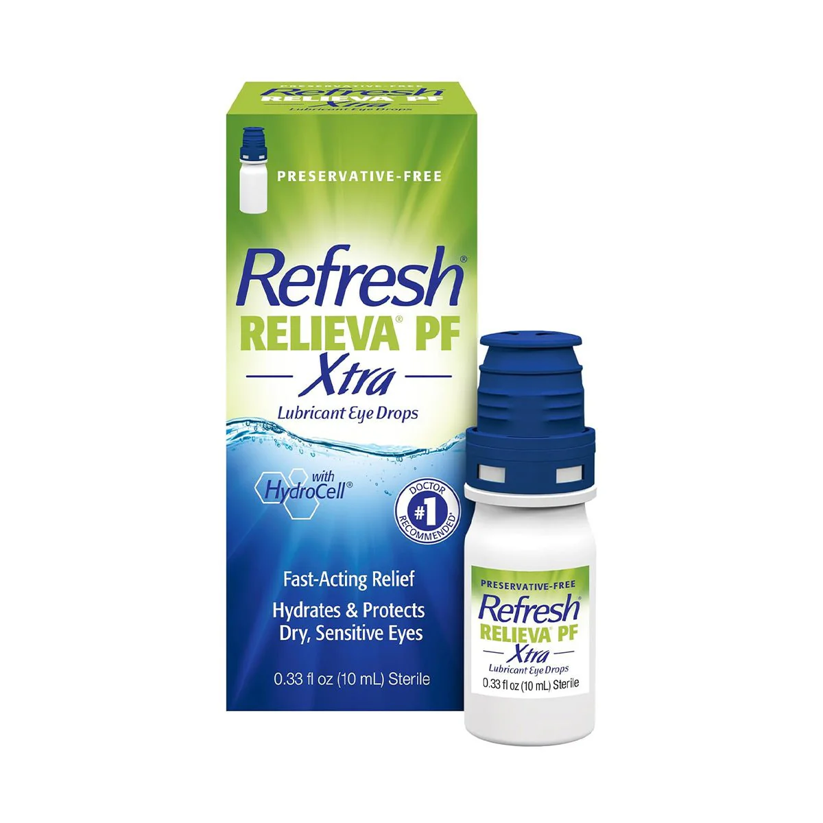 Refresh Relieva PF Xtra – Advanced Preservative-Free Lubricant Eye Drops (10mL Bottle) - Image 2