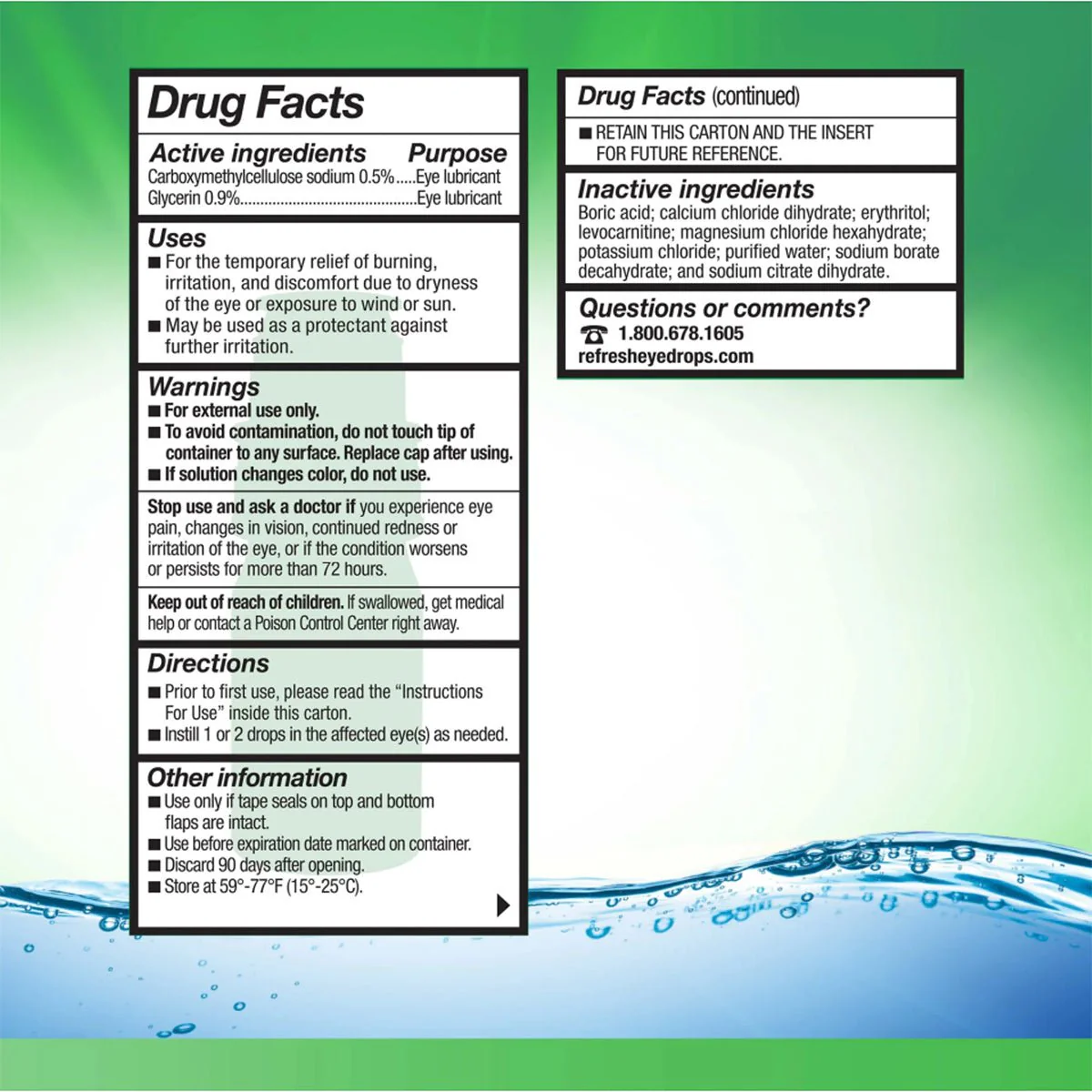 Refresh Tears PF Preservative Free Eye Drops (10mL) - Image 3
