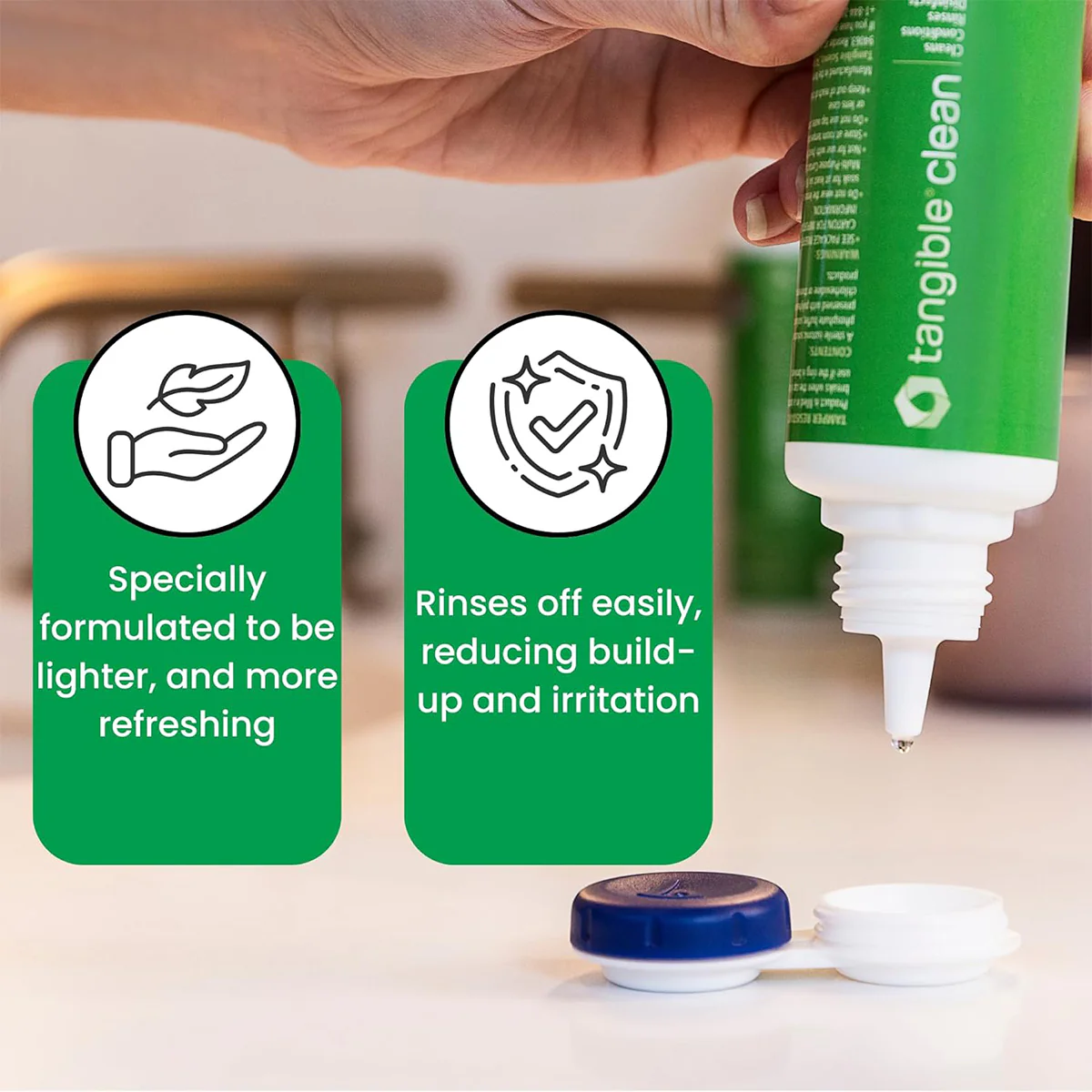 Tangible Clean - RGP, Scleral and Soft Contact Lens Multi-Purpose Solution (2 Sizes) - Image 3