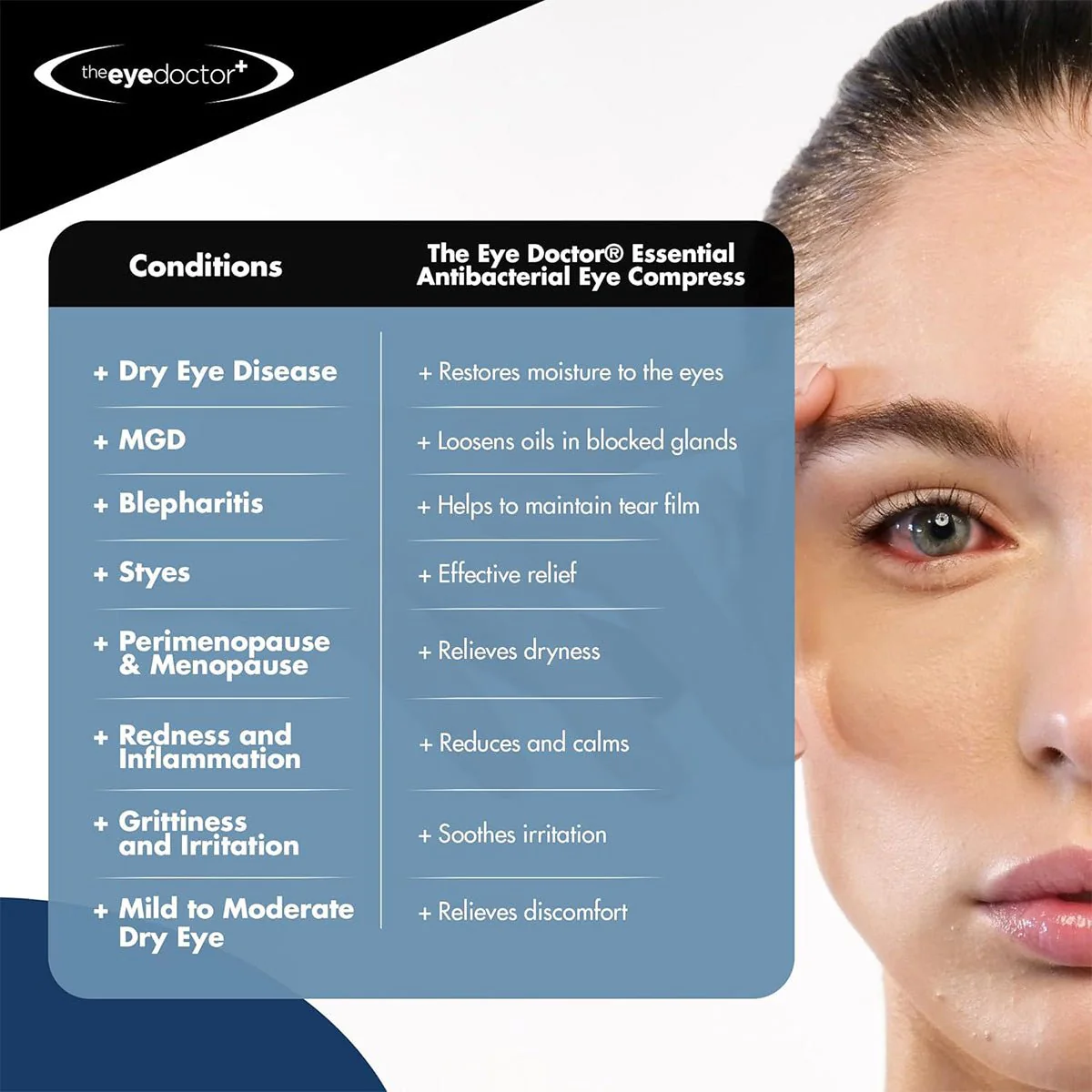 The Eye Doctor Essential  Eye Compress - Microwavable – Hot and Cold Eye Compress - Image 4