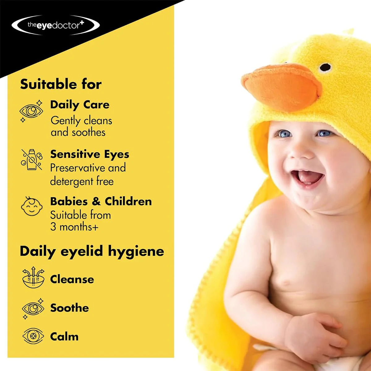 The Eye Doctor Sensitive Baby Eye Wipes - Preservative Free - 20ct Wipes - Image 3