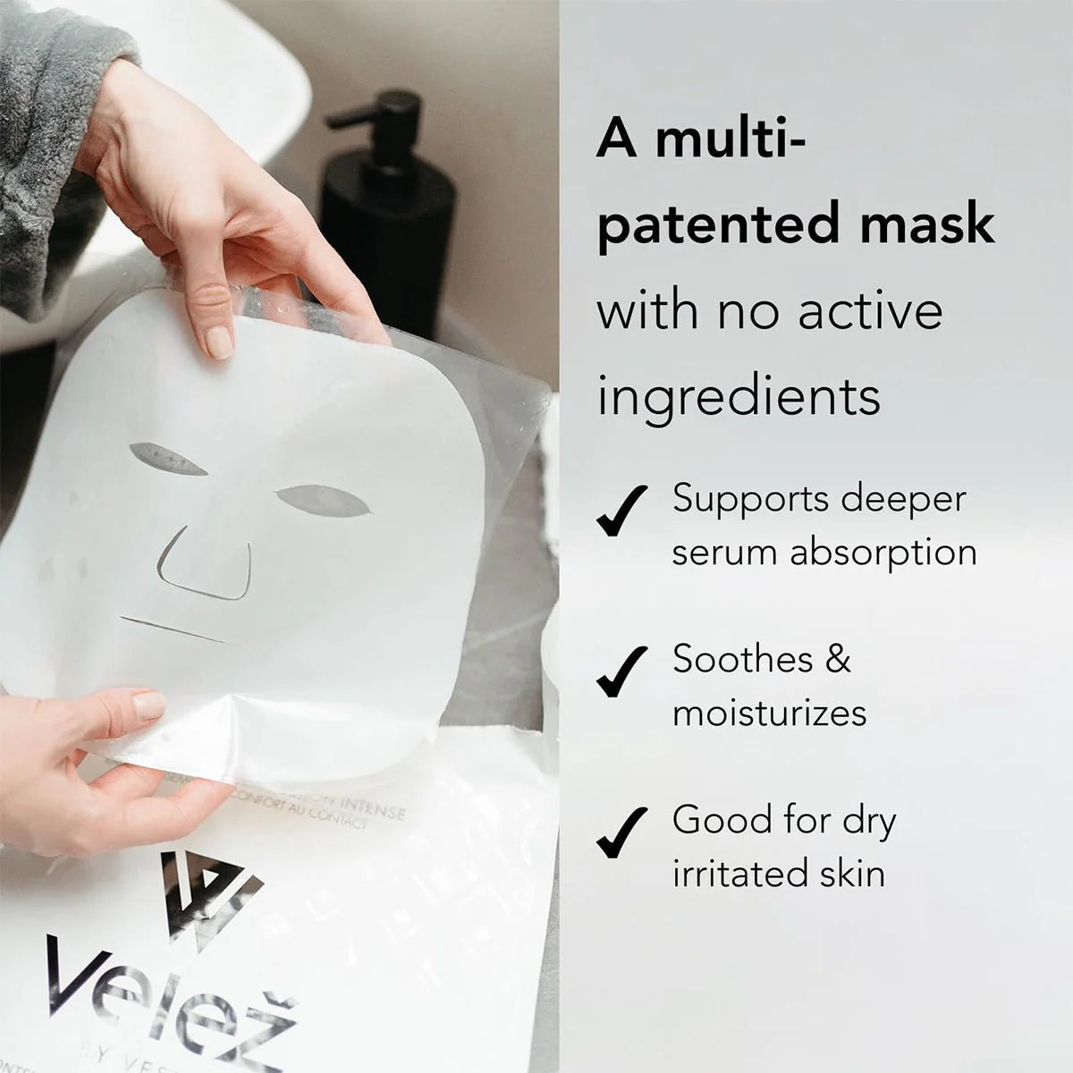 Velez Intense Hydration Cellulose Face Mask (1 Mask) - Image 5