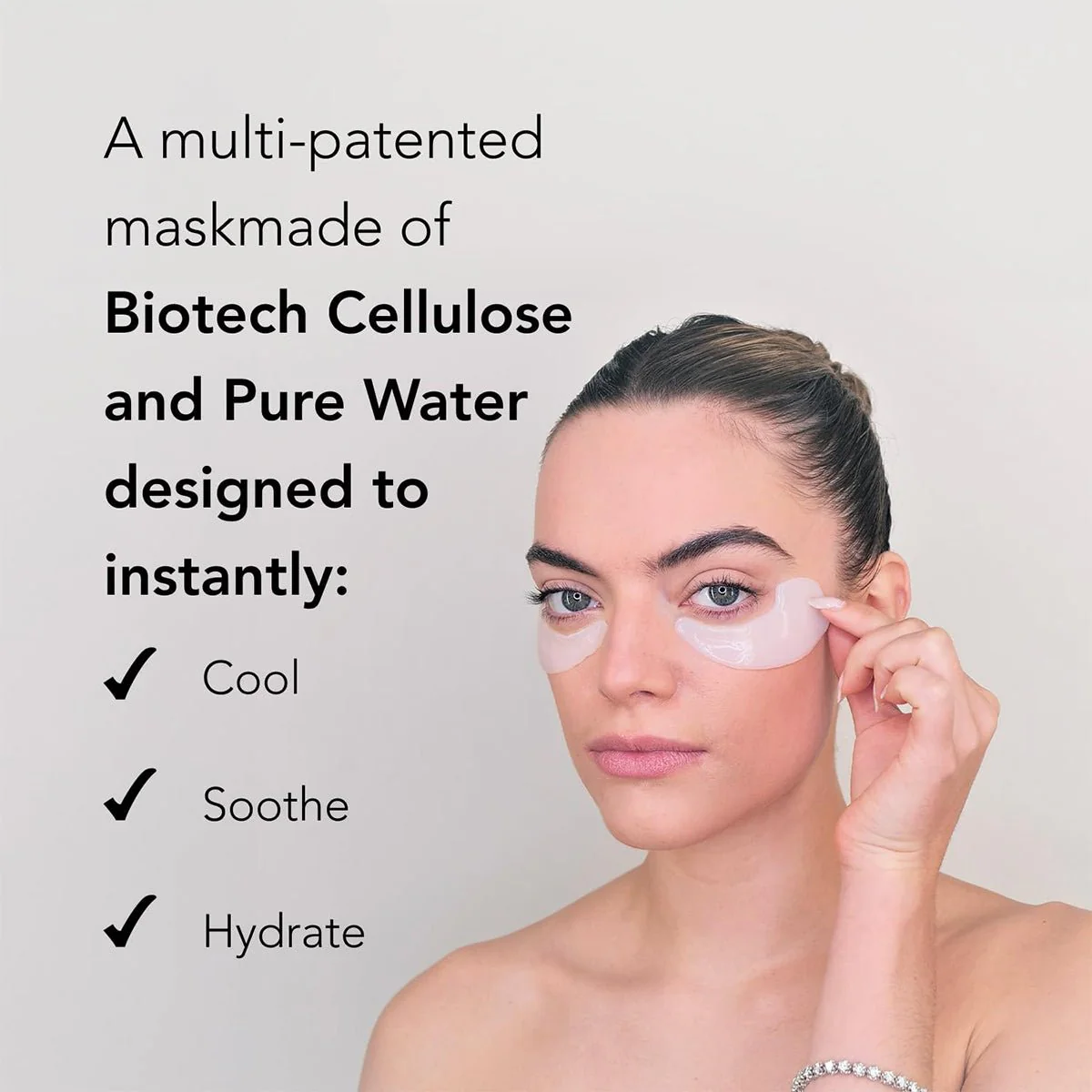 Velez Intense Hydration Under Eye Cellulose Cooling Mask (3 Pairs) - Image 3