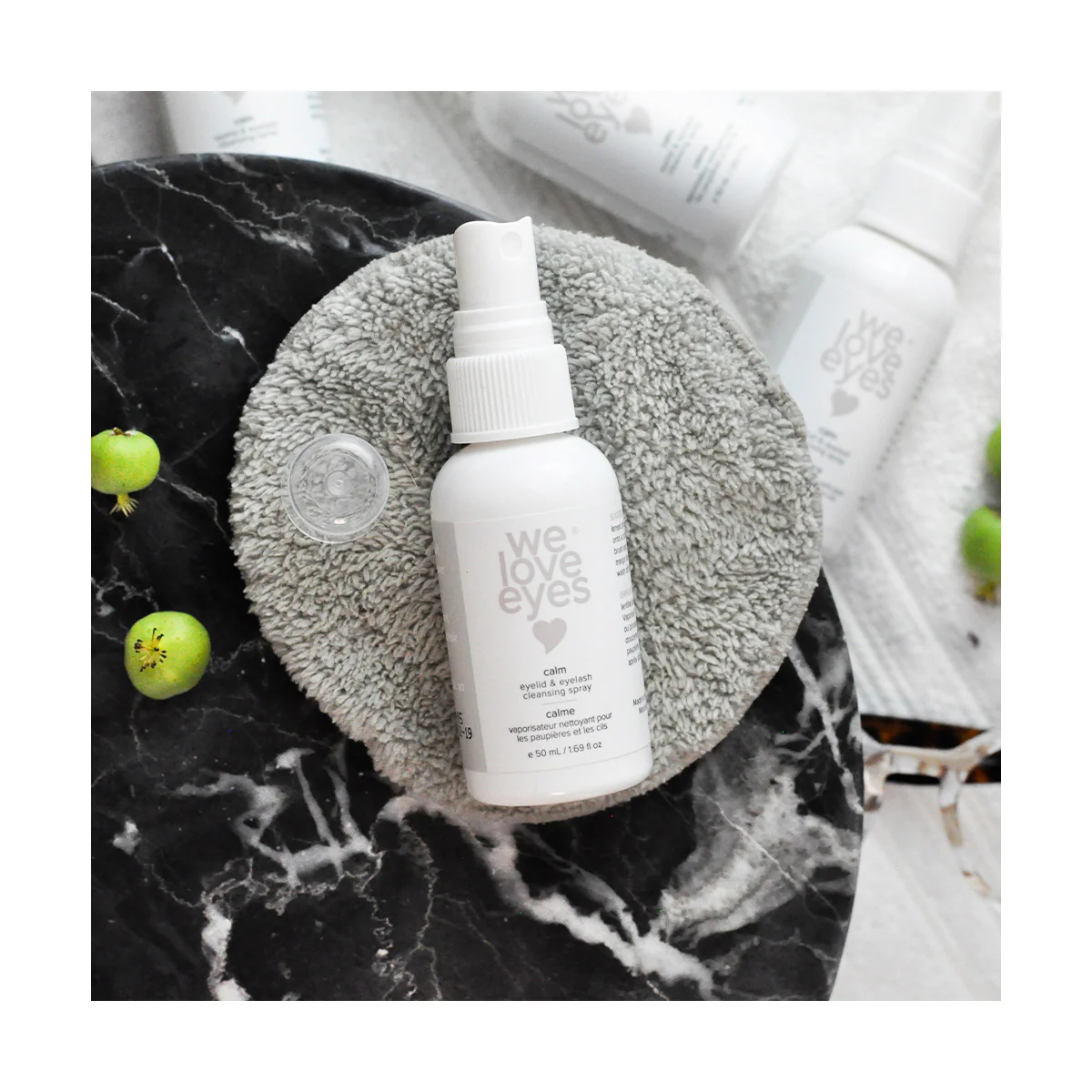 We Love Eyes Calm Eyelid & Eyelash Cleansing Spray with HypoChlorous  (50mL Bottle) - Image 4