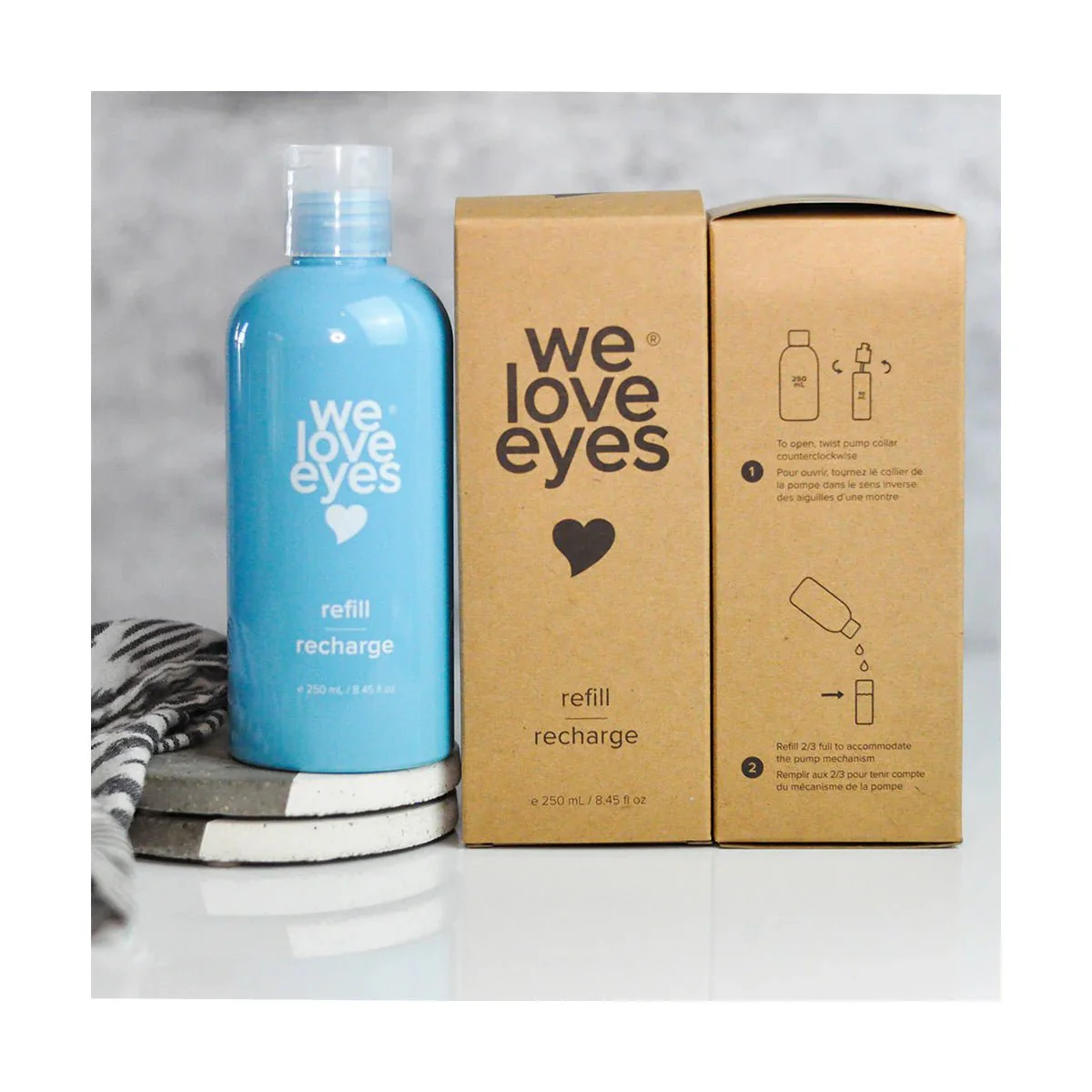 We Love Eyes Tea Tree Eyelid Foaming Cleanser Refill (250mL Bottle) - Image 6