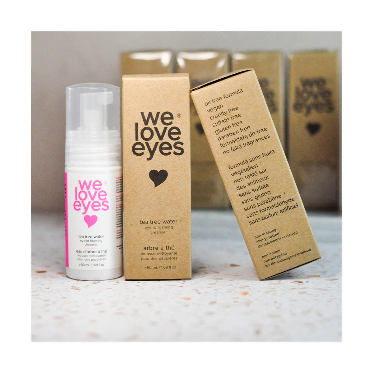 We Love Eyes Tea Tree Water Eyelid Foaming Cleanser - Image 4
