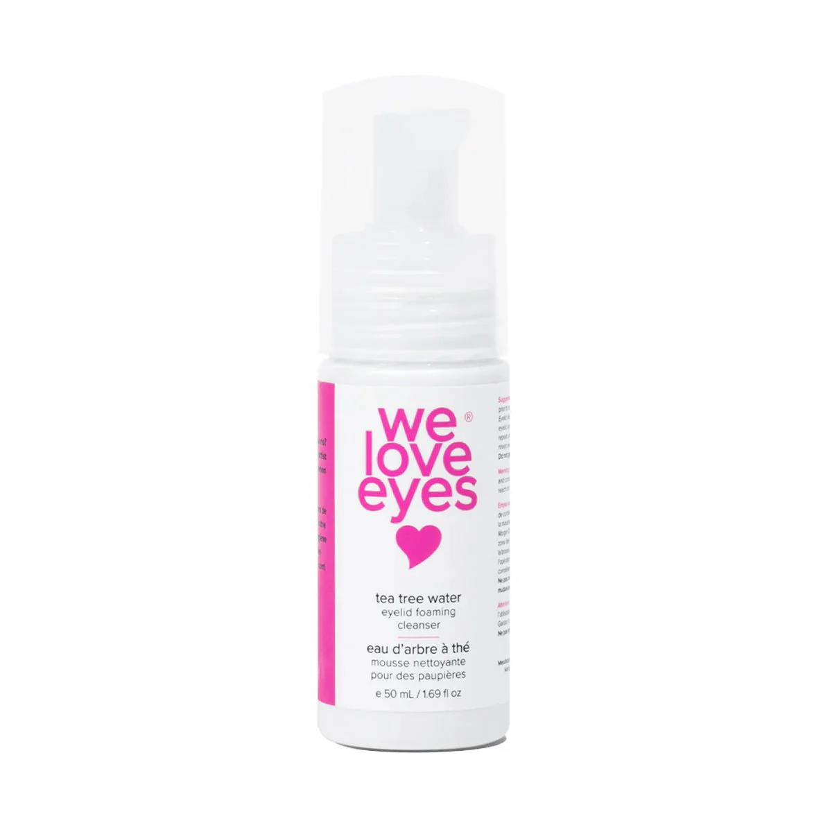 We Love Eyes Tea Tree Water Eyelid Foaming Cleanser - Image 5