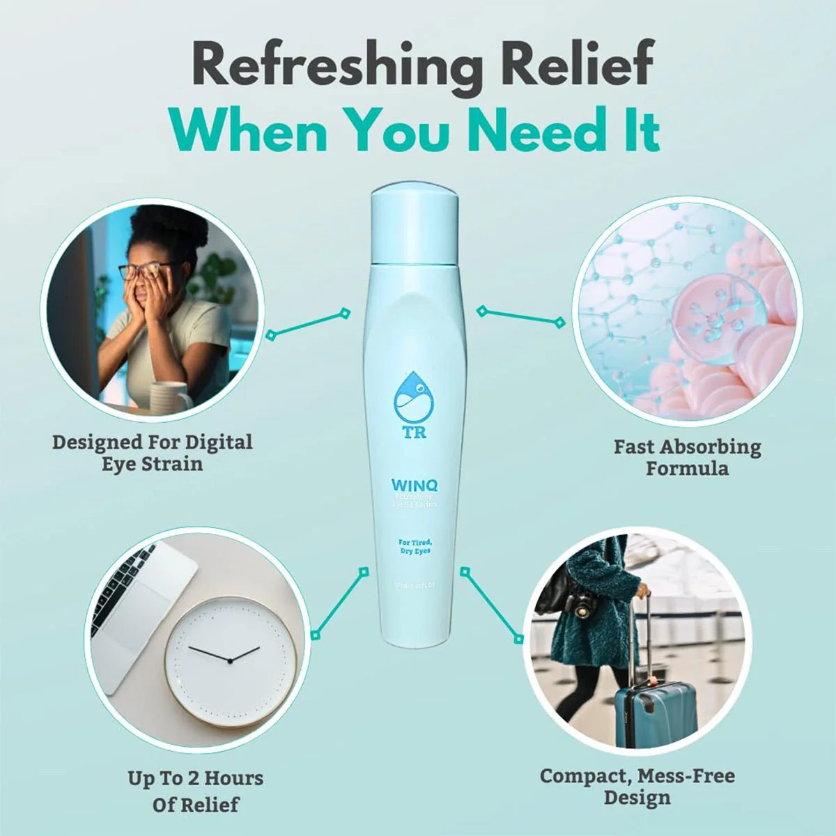 WINQ Eyelid Refreshing Serum for Tired Dry Eyes (10mL) - Image 5